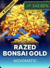 Razed Bonsai Gold von Novomatic in Razed Casino