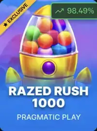 Razed Rush 1000 von Pragmatic Play in Razed Casino